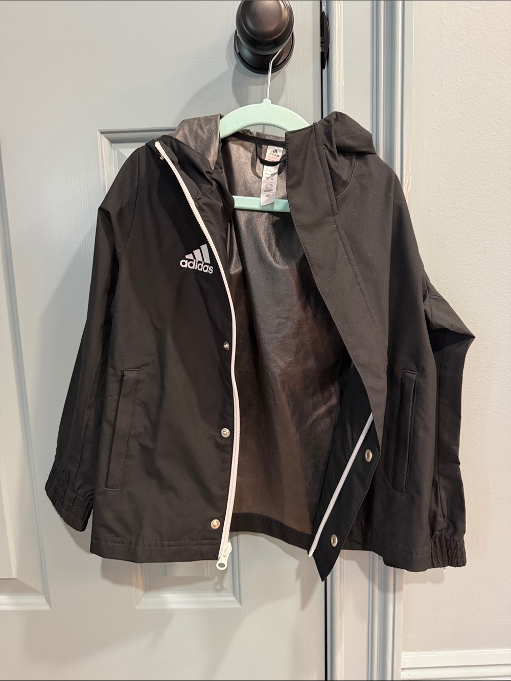 Kids adidas hooded Rain Jacket